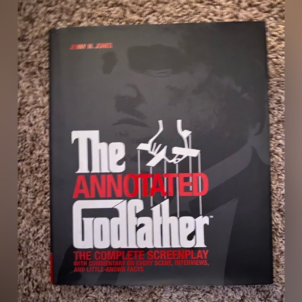 THE ANNOTATED GODFATHER - Complete Screenplay: hardcover book